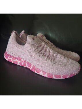 APL Womens TechLoom‎ Wave Sneakers Pink Camo Sole Size 12.5 US Lightweight shoes